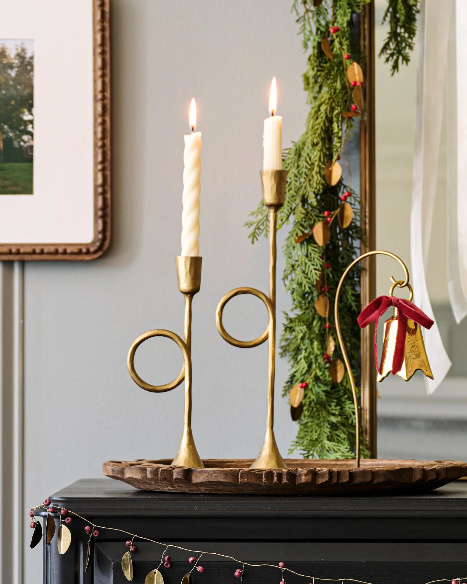 Antique Inspired Trumpet Taper Holder | Magnolia