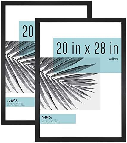Amazon.com - MCS Industries Studio Gallery Frames, 20x28 in, Black Woodgrain, 2 Count - | Amazon (US)