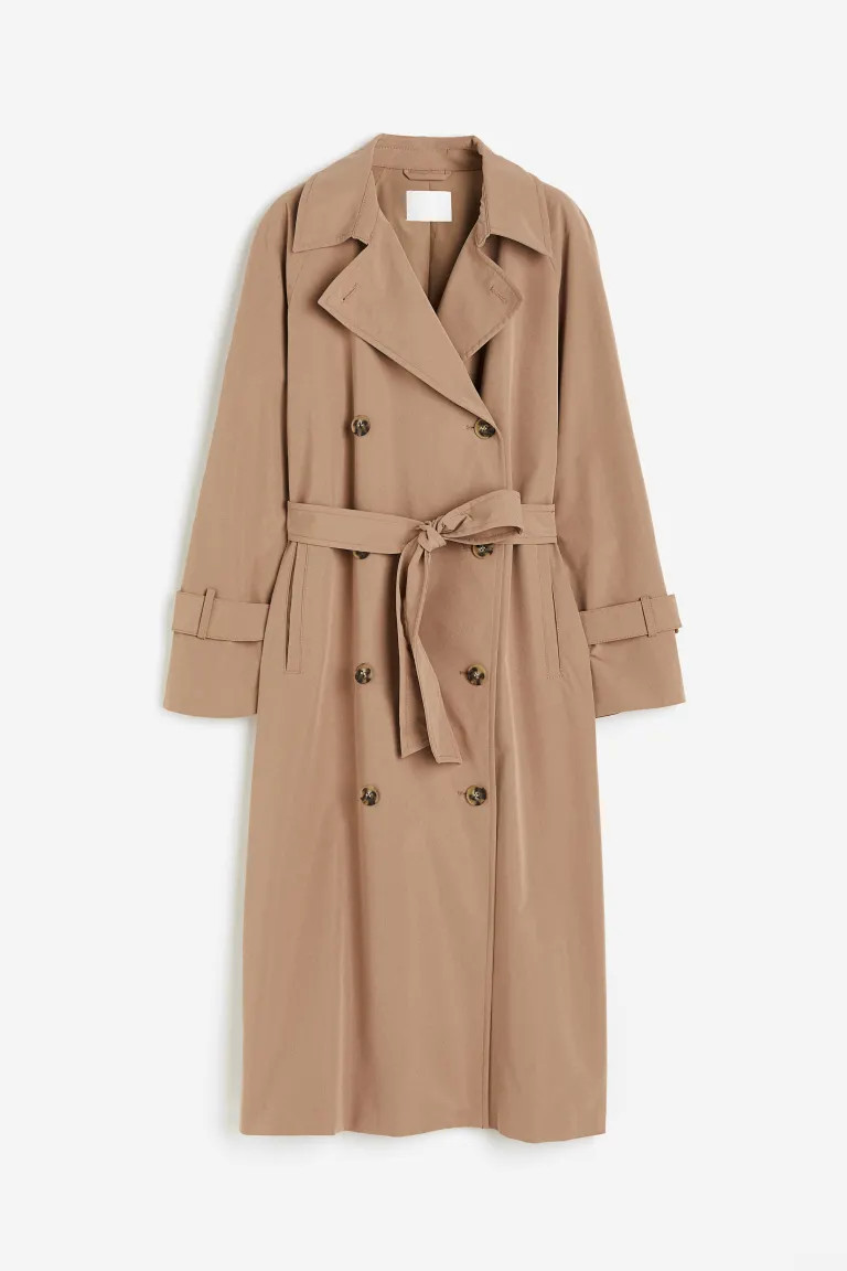 Double-breasted trenchcoat | H&M (UK, MY, IN, SG, PH, TW, HK)