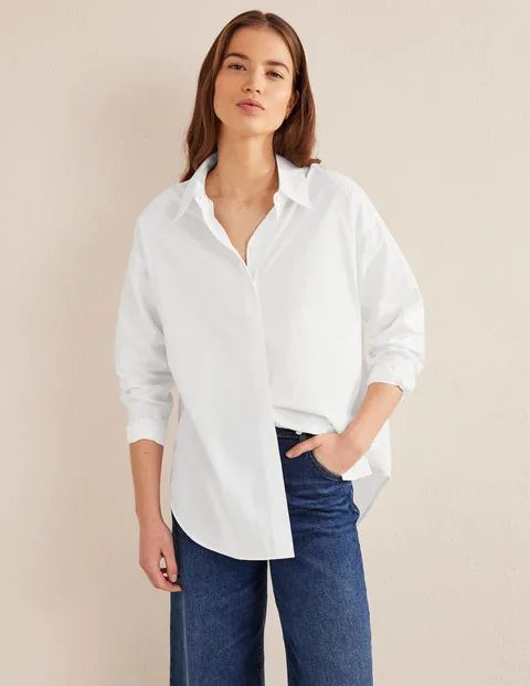 Oversized Cotton Shirt | Boden (UK & IE)