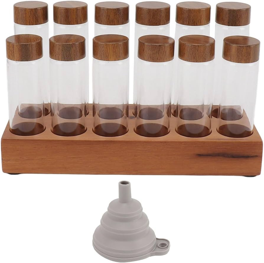 Coffee Bean Storage Tubes, Glass Coffee Bean Container Offee Jar Coffee Bean Holder Coffee Sugar ... | Amazon (US)