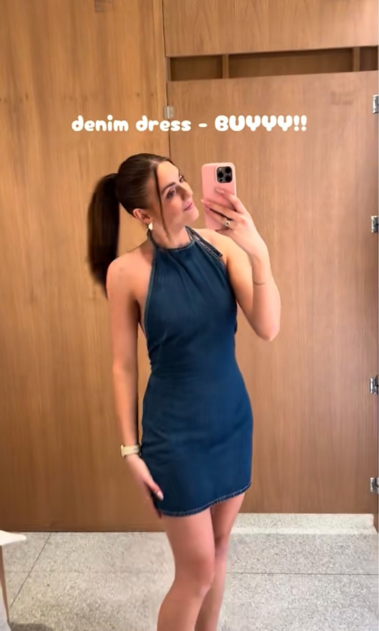 cutest denim dress

#LTKootd #LTKTall