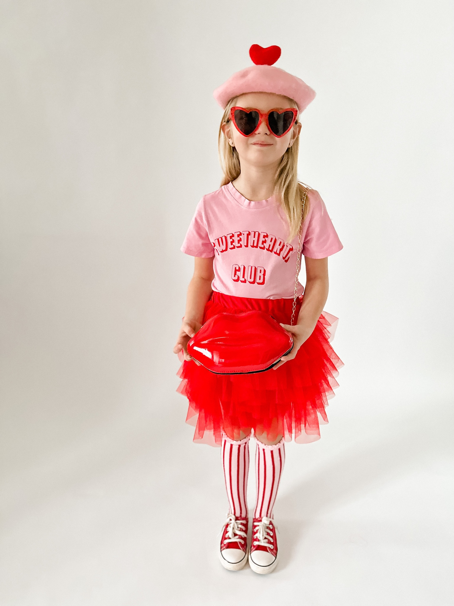 Valentines Day outfit 

#lippurse #redconverse
#heartsunnies #heartsunglasses

#LTKkids
