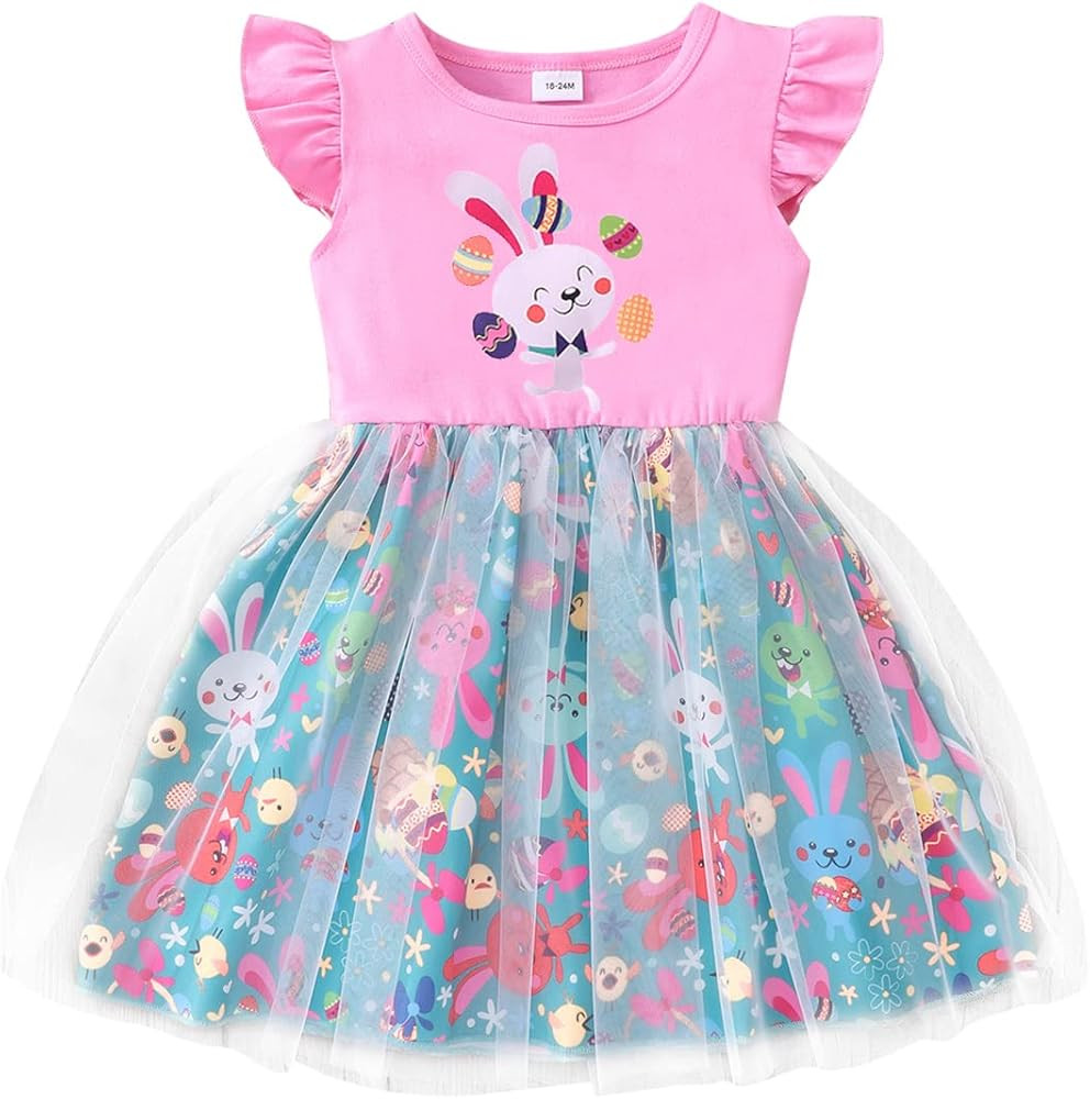 Toddler Tulle Dress Unicorn Outfit Birthday Princess Party Girls Summer Causal Tutu Skirts | Amazon (US)