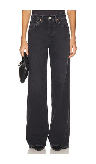 Originals High Rise Wide Leg in Washed Noir | Revolve Clothing (Global)