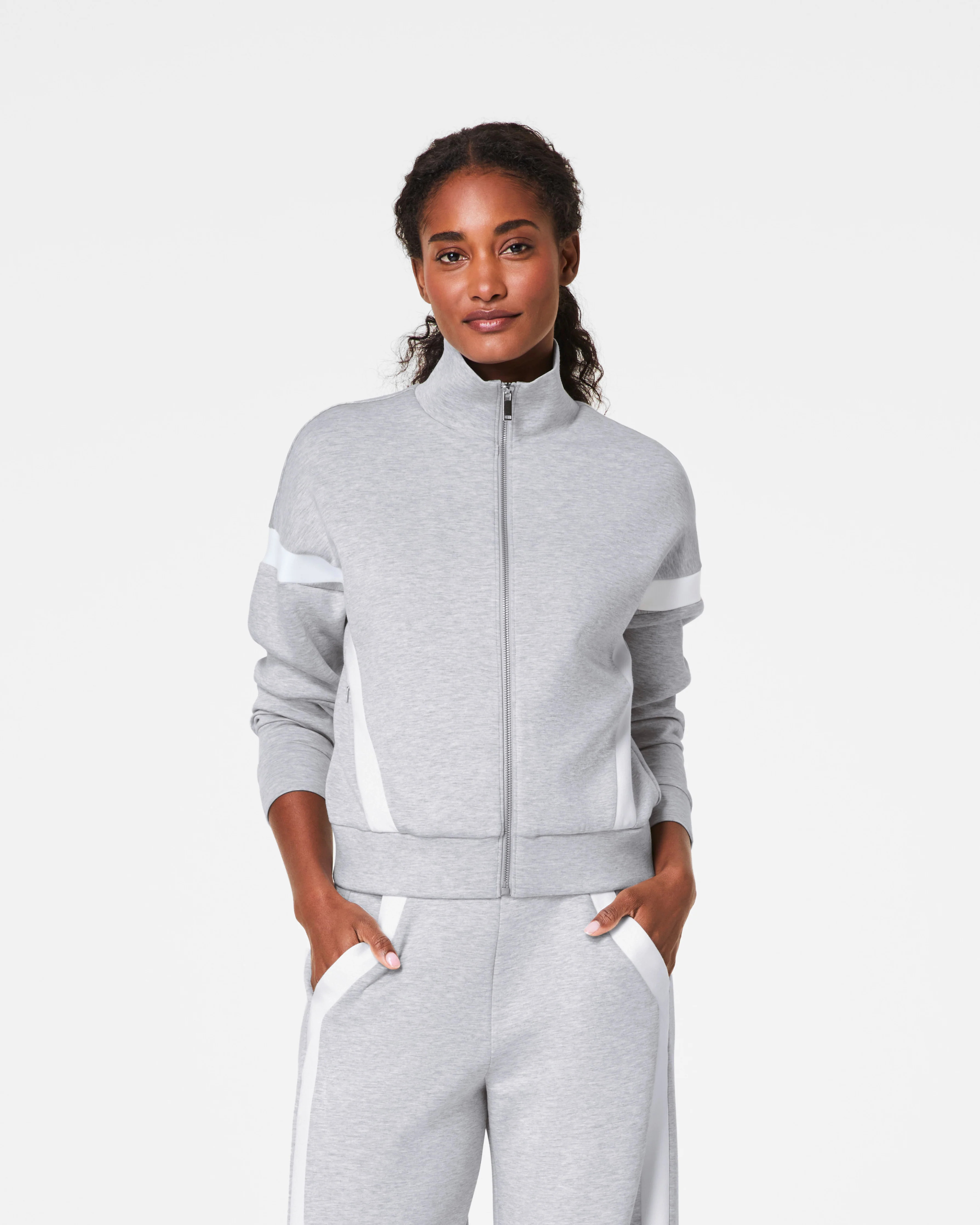 Striped Track Jacket | Spanx