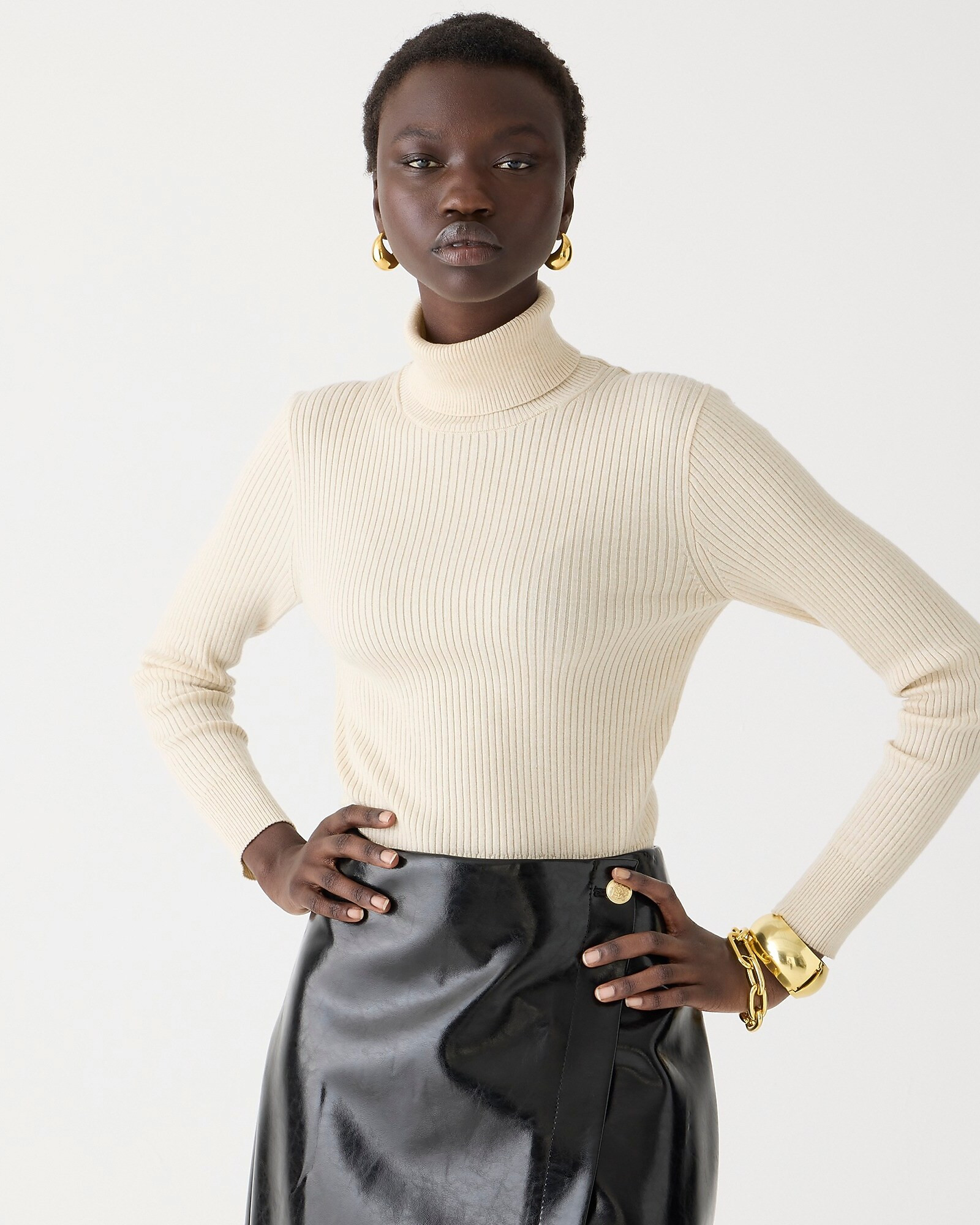 new to sale2.8(15 REVIEWS)TENCEL™ lyocell-blend ribbed turtleneck sweater | J. Crew US