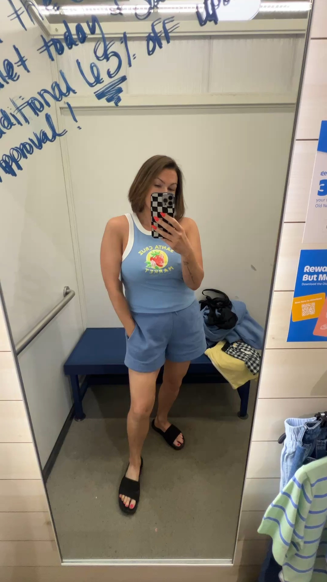 Cutest ribbed tanks from Old Navy, just $7! I am wearing the Large, I would size up! #oldnavy 

#LTKfitnessgoals #LTKMidsize #LTKootd