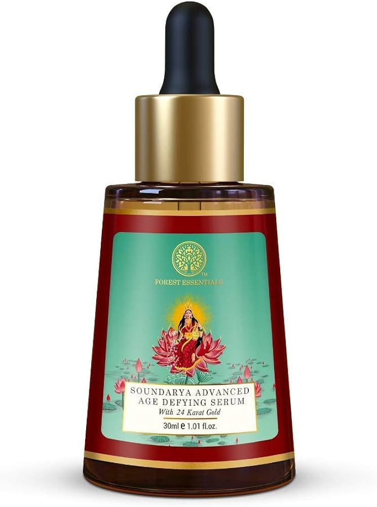 Forest Essentials Soundarya Advanced Serum with 24K Gold Night Serum For use after Cleansing Toni... | Amazon (US)