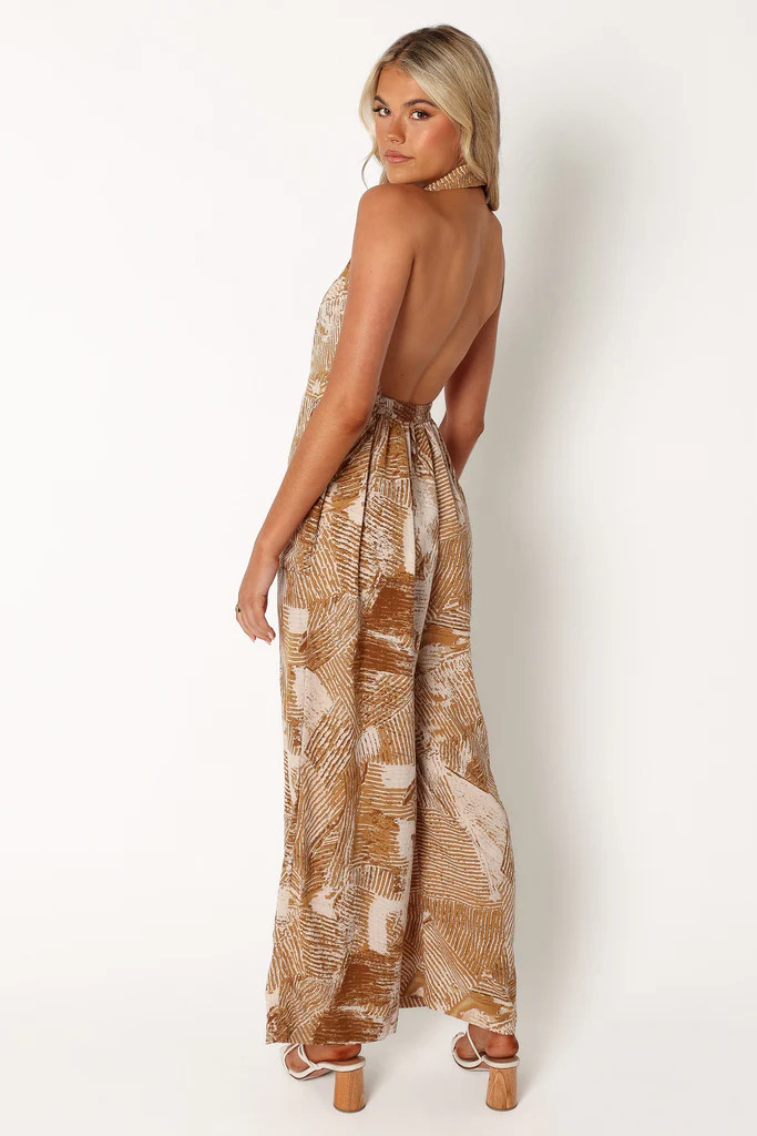 Velma Jumpsuit - Tan | Petal & Pup (US)