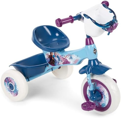 Huffy Disney Frozen 2 Girl's Trike, Ideal for Ages 3+, Anna, Elsa, and Olaf, Storage Bins for Sna... | Amazon (US)
