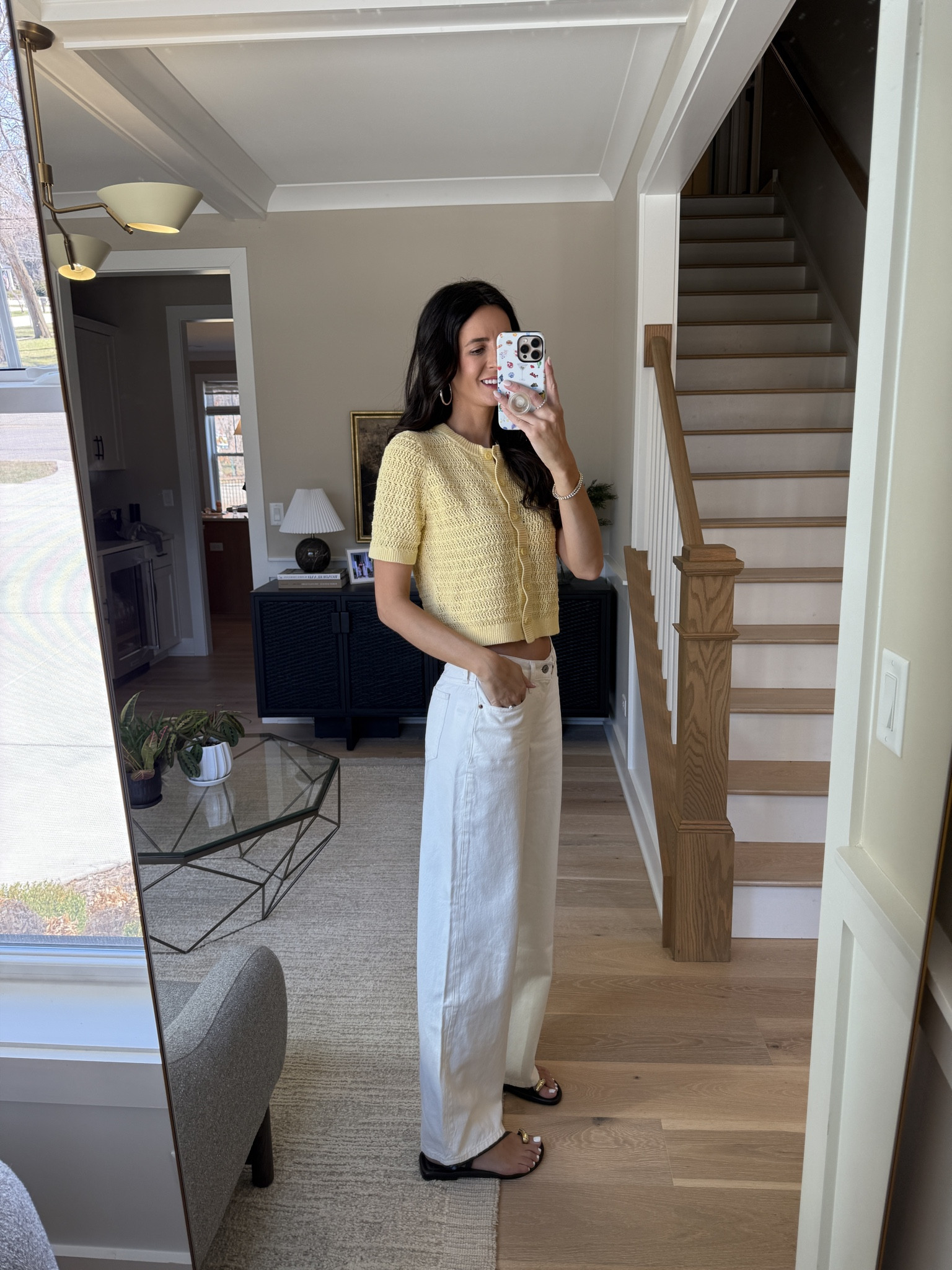 Code AFLTK for 25% off. Denim, white jeans, low rise jeans. Wearing the tall length and I am 5’10. @abercrombie 

#LTKSpringSale #LTKTall #LTKmomlife