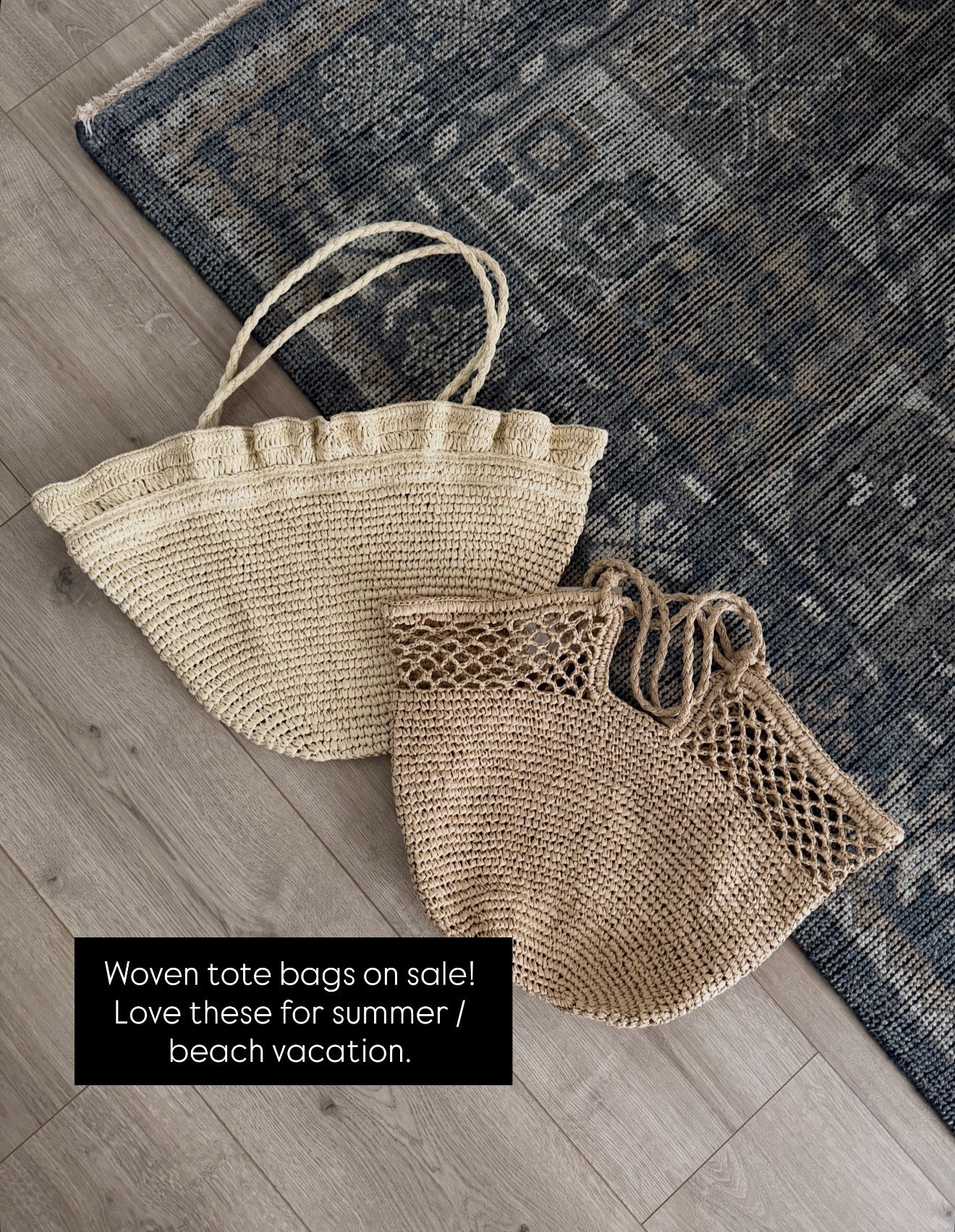 These cute woven bags are on sale today! So fun for summer!

#LTKSeasonal #LTKSwim #LTKSaleAlert