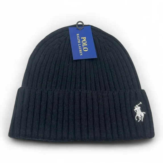 Polo Ralph Lauren Unisex Adult Winter Hat, Black, One Size | Walmart (US)