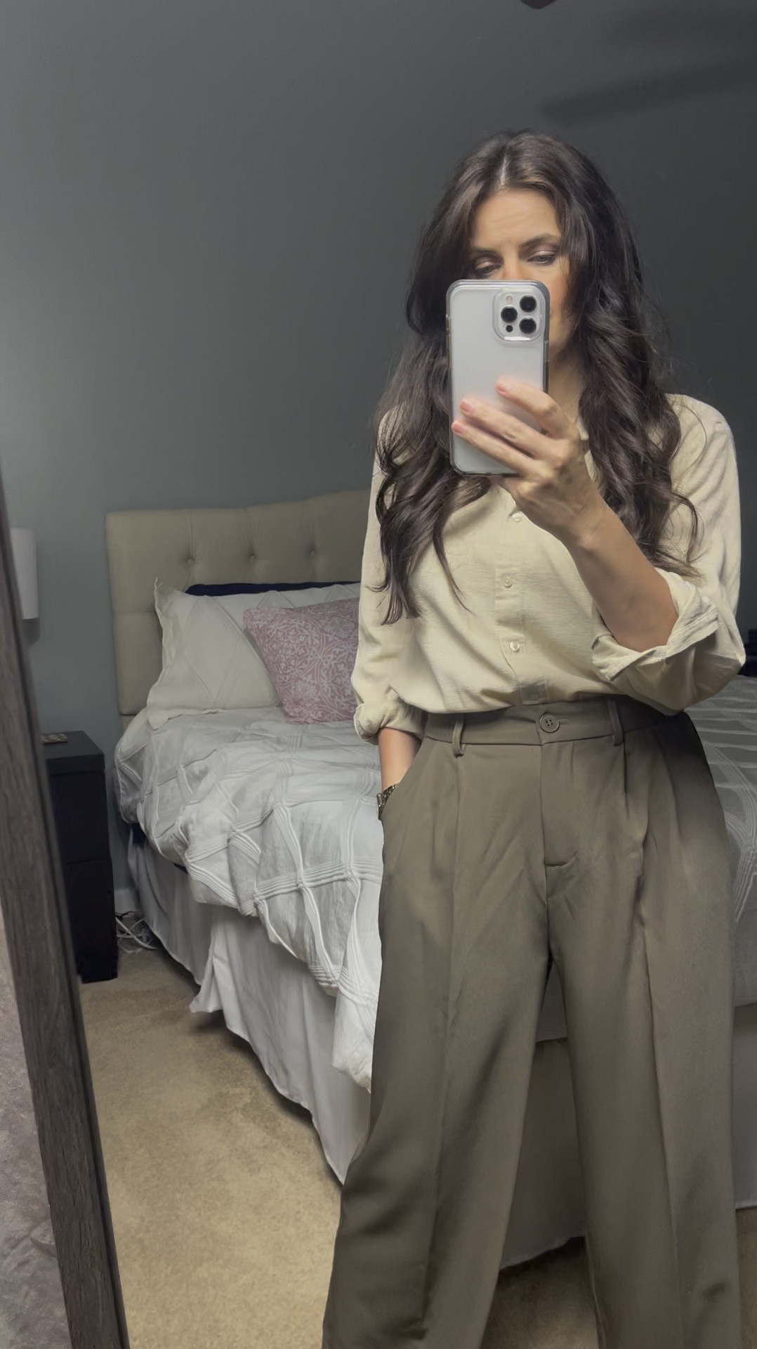 I have to be comfortable for work on Wednesdays. 😅

These Amazon trousers fit tts and are so perfect for me Wednesday work flow.
I love New Balance 327’s! I have two pair so far. I ran all over Europe in them. I size up a full size.
This linen shirt is one of my favorite pieces. I posted a couple that are similar.

#LTKWorkwear #LTKOver40 #LTKSeasonal