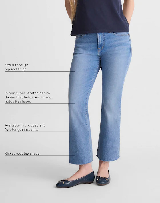 The Stretch Flare Crop Jean | Madewell