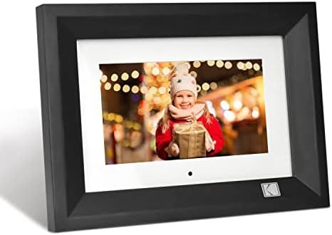 Kodak 7 Inch Wood Digital Picture Frame with Remote Control, IPS Screen HD Display, Auto-Rotate, Wal | Amazon (US)