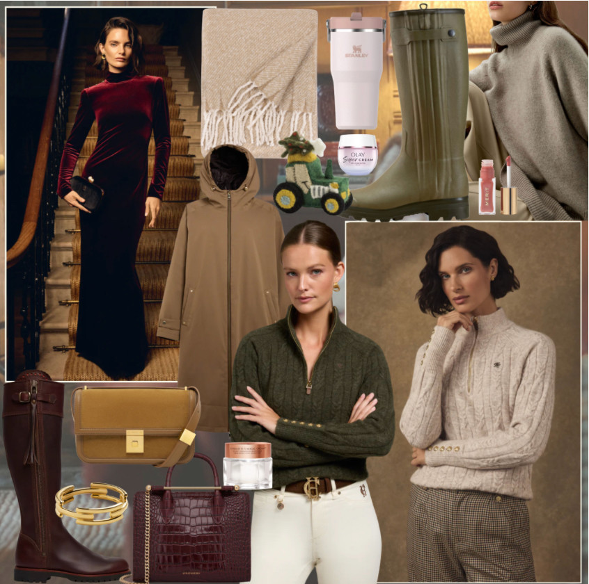 My Autumn, Winter wardrobe favourites  that you've been loving from the high-street  🤎  Everyday country wardrobe, Holland Cooper evening wear, skincare, stocking fillers and Christmas gifting.
 

 #LTKuk #LTKwinter #LTKfestive