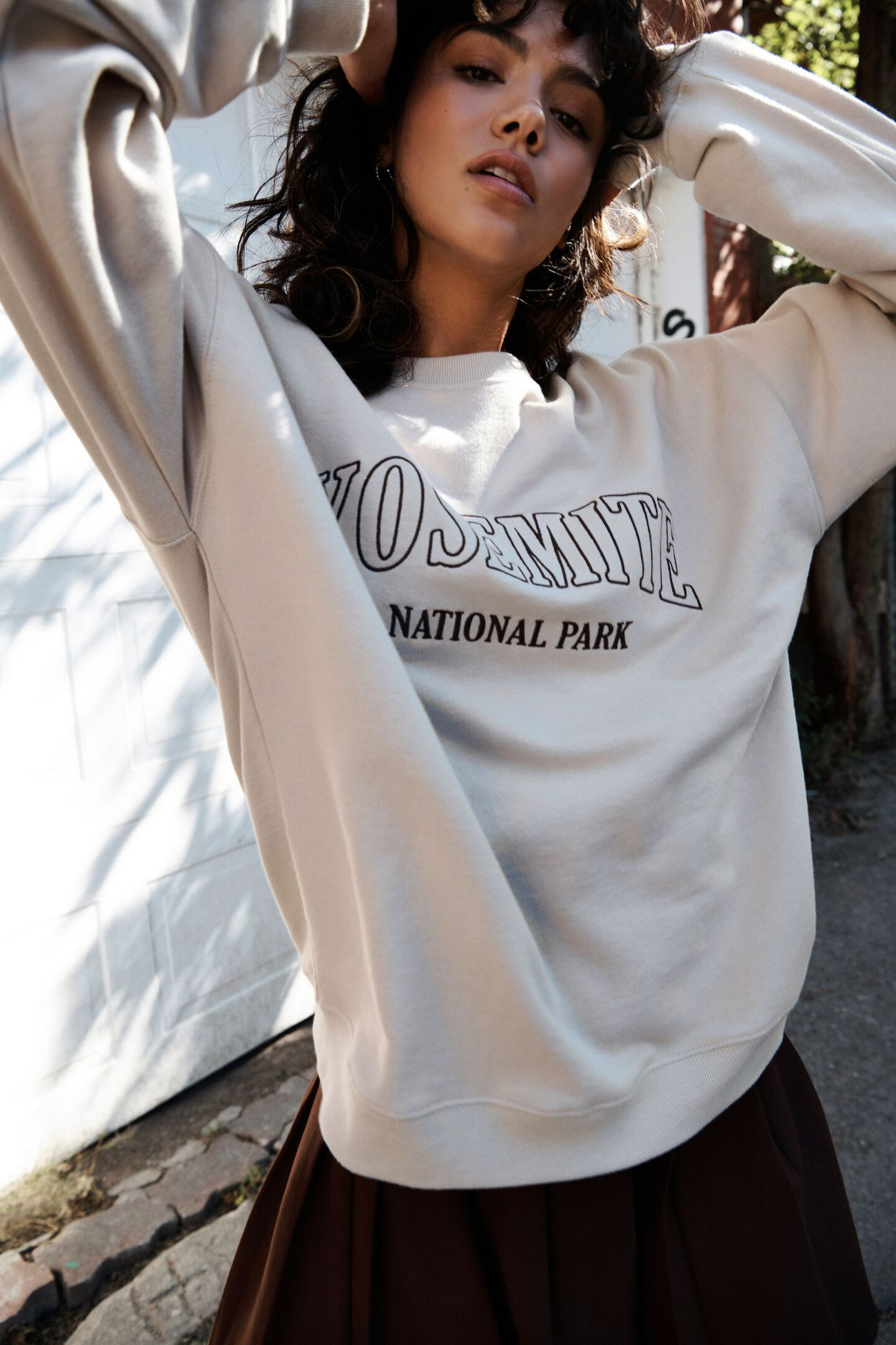 Oversized Crew Neck Sweatshirt | Garage Clothing