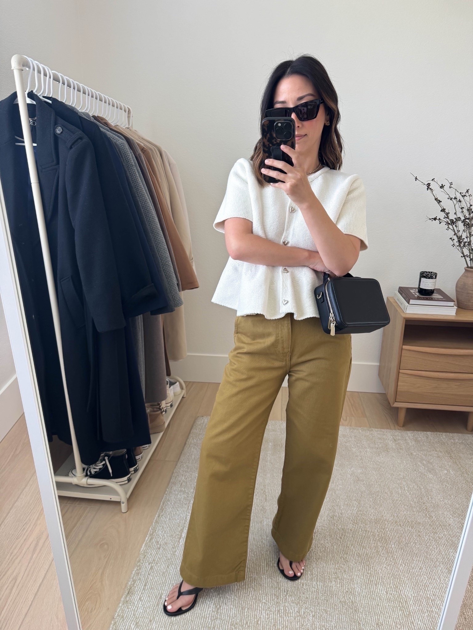 Petite-friendly Zara outfits. A fun Zara sweater that can be dressed up or down. Heavier weight. Great length on petites. 

Zara sweater small
Zara Trouser Jeans US 2. Fit tts, these are roomy when I sized up
J.Crew heels 5 (old, linked similar)
Bag is unknown brand 
YSL Sunglasses

Summer outfits, summer style, petite style 



#LTKFindsUnder100 #LTKPetite #LTKItBag