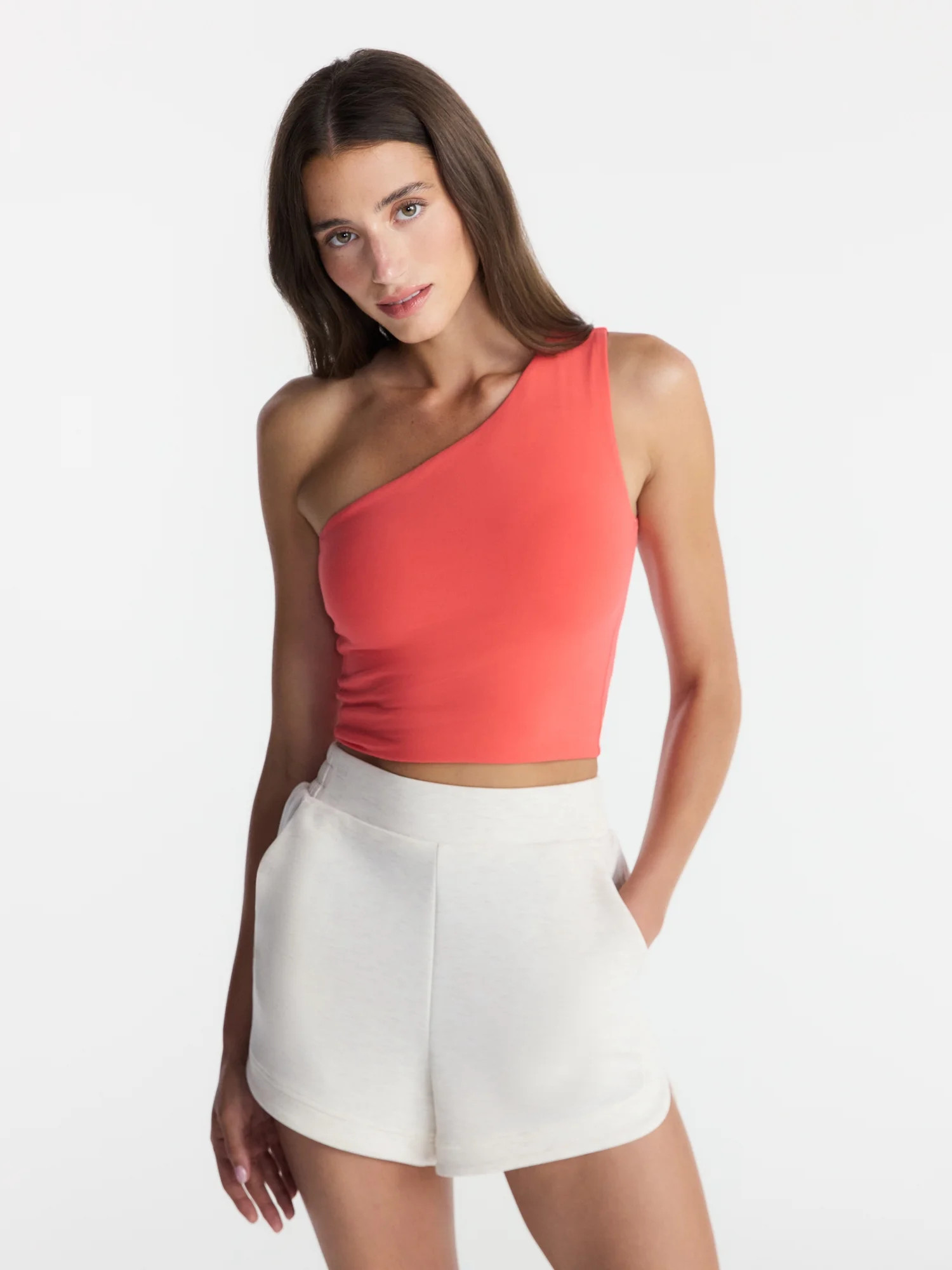 Avia Women's One Shoulder Sports Bra, Sizes XS-XXXL - Walmart.com | Walmart (US)