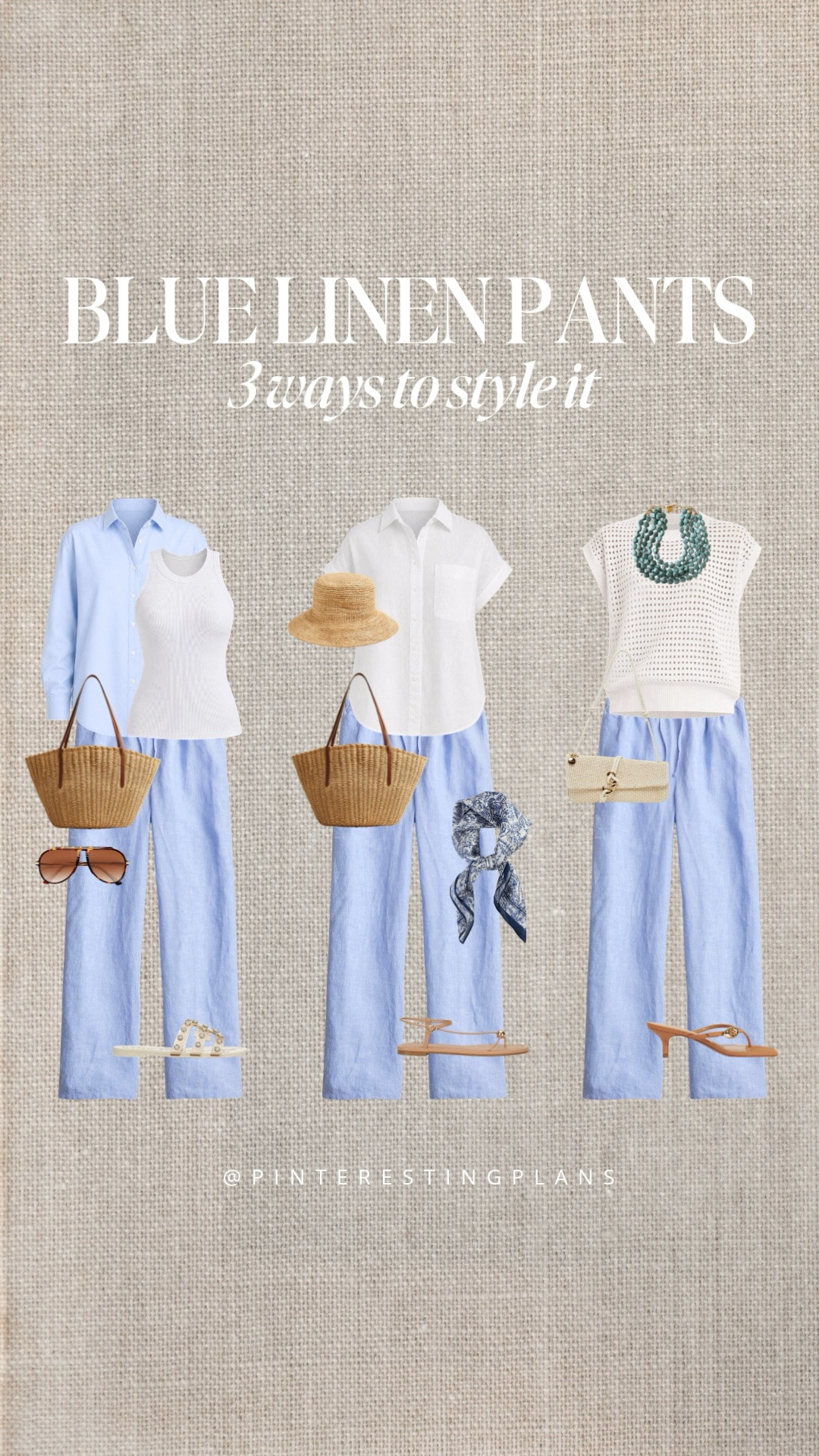 3 ways to style blue linen pants for summer!

pinterestingplans.com/summer-capsule-wardrobe

#LTKootd #LTKTravel #LTKSeasonal