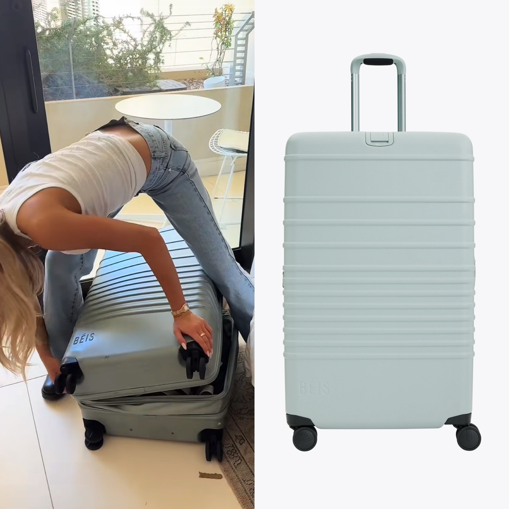 Shop Alix Earle’s luggage! #alixearle #travel #bag #suitcase #beis 

#LTKitbag #LTKstyletip #LTKtravel