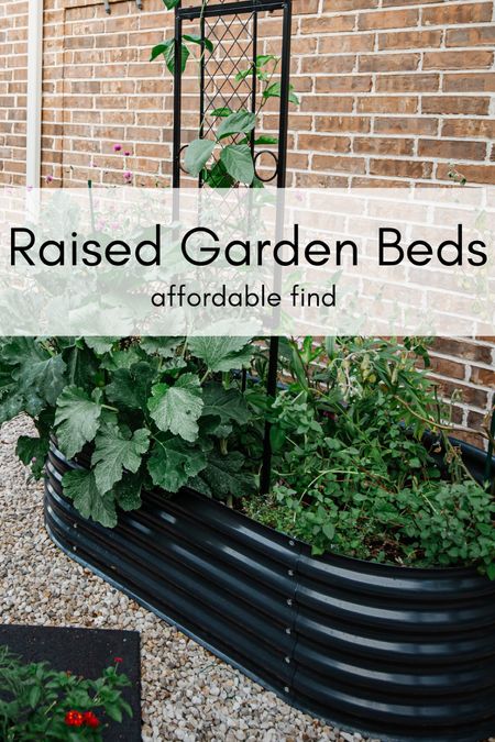 These affordable raised garden beds were exactly the size I needed and were super easy to put together'

#LTKhome