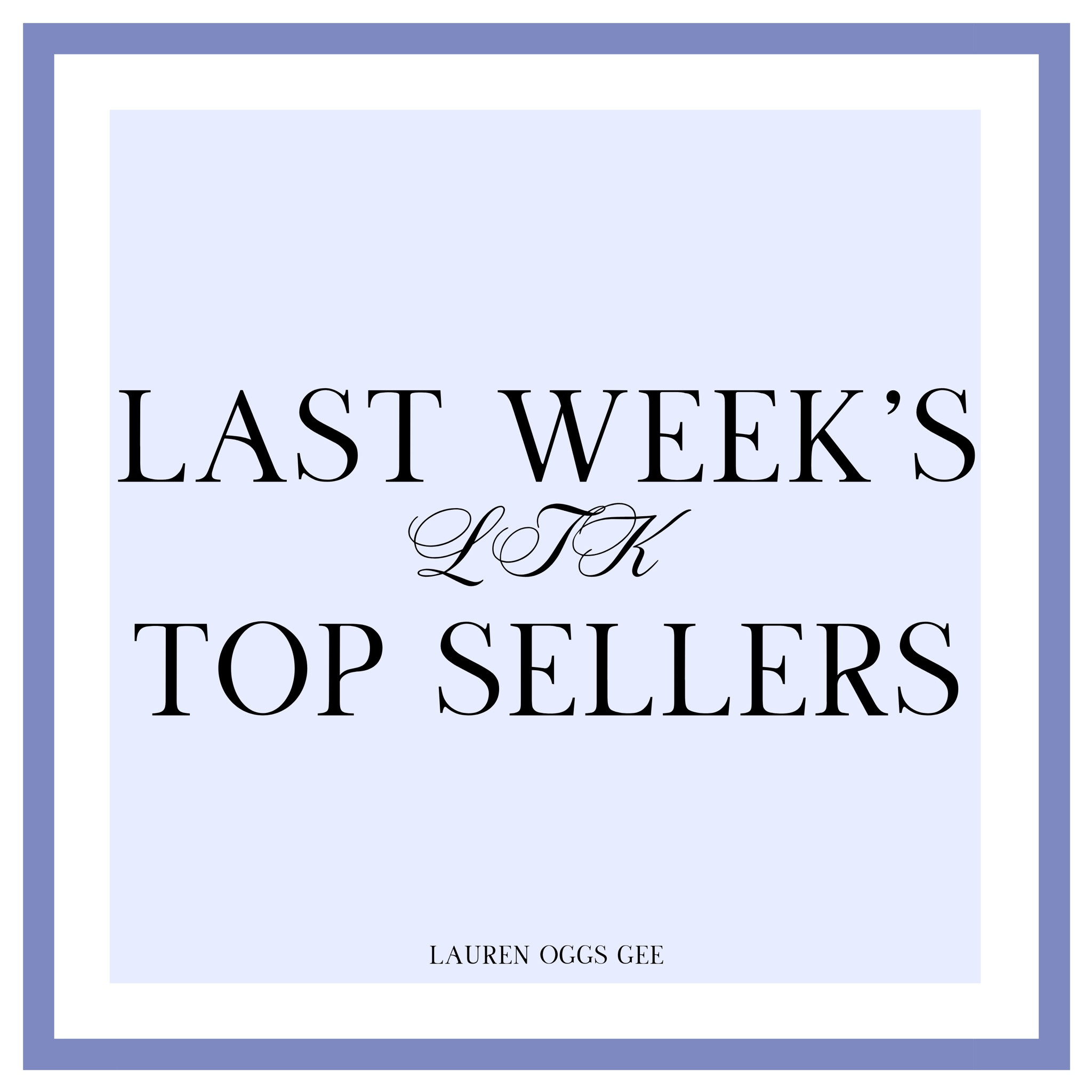 Last Week’s LTK Top Sellers!!!

Some of these are selling out fast in all sizes, so you want to grab these a soon as you can! 

#LTKFindsUnder50 #LTKStyleTip #LTKOver40