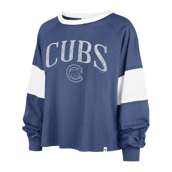 CHICAGO CUBS UPSIDE '47 RHEA LONG SLEEVE TEE WOMENS | '47Brand