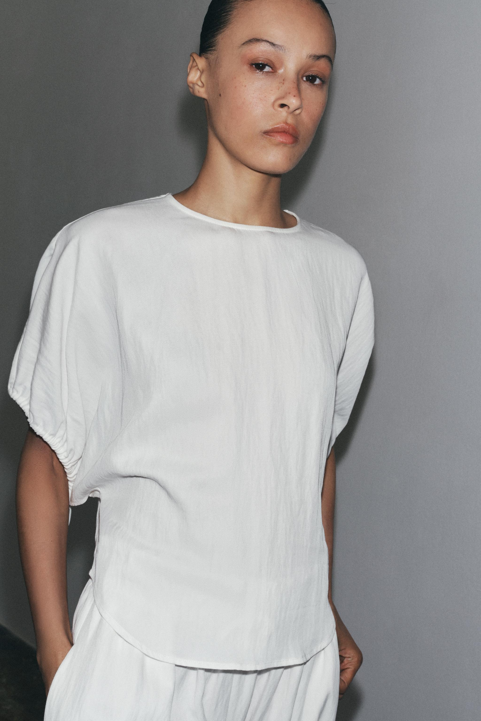 ZW COLLECTION PUFF SLEEVE BLOUSE | Zara UK