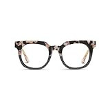 Peepers by PeeperSpecs Oprah's Favorite Women's Showbiz Oversized Blue Light Blocking Reading Glasses - Black Marble/Black +2.00 | Amazon (US)