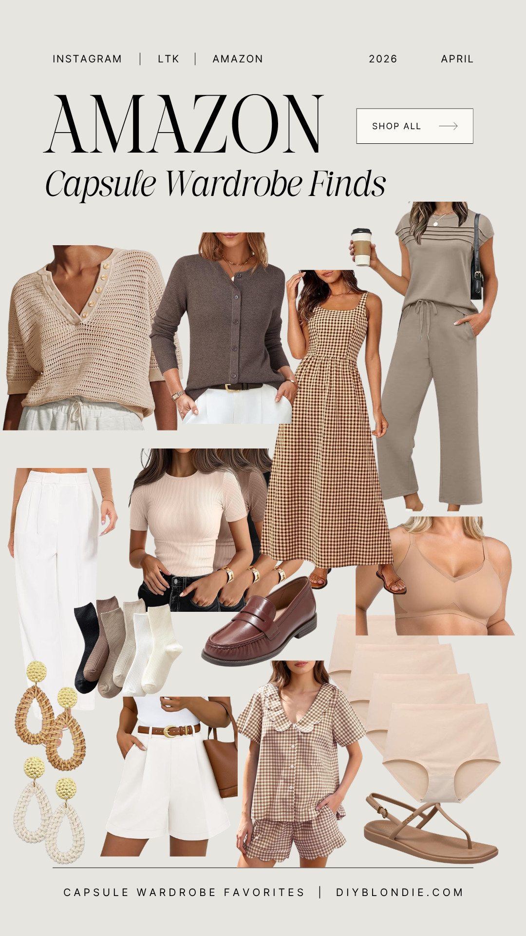 Obsessed with a good capsule wardrobe moment 🤎✨ These Amazon finds are the kind of pieces you’ll wear on repeat — effortless, neutral, and so easy to mix + match.

AND the best part… most of these are on sale for the **Amazon Spring Sale** 🙌🏼 (but it ends TONIGHT 👀)

If you’ve been thinking about grabbing a few staple pieces, this is your sign to do it now before prices go back up!

Comment **“capsule”** and I’ll DM you all the links 💌

#ad #amazon #amazonfinds #amazonmusthaves #founditonamazon #amazonfashion
 

 #LTKSaleAlert #LTKMidsize #LTKWorkwear