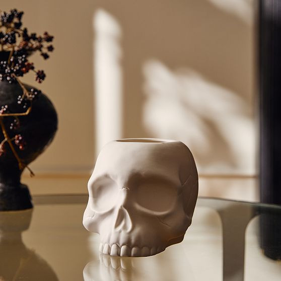 Skull Luminaires Votive Candleholder, 5in | West Elm (US)