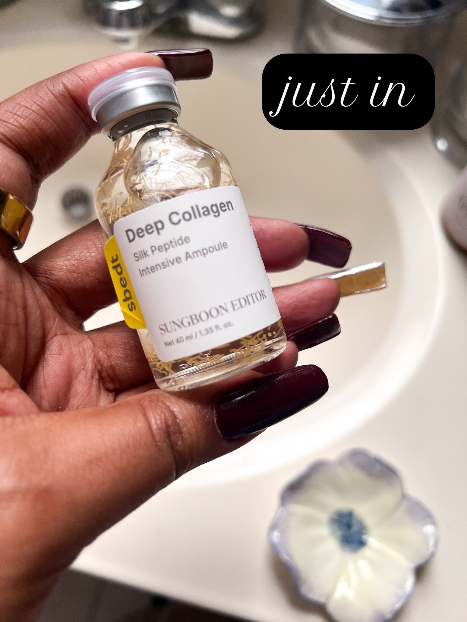 New beauty unlocked! I'm finally trying the viral TikTok sensation -- Sungboon Editor Deep Collagen Silk Peptide Intensive Ampoule.

Mature skin needs a little help in the collagen department as we start to lose fullness with age. I don't know about you but I'm working hard to avoid fillers and Tox 😃 Stay tuned to see how it turns out! 

💋 P.S. If you follow, save, share, or shop my posts here on LTK or my blog The Patranila Project, thank you! I really appreciate you being part of this community and shopping with me. 

#LTKfindsunder100 #ltkmomlife #ltkmorningroutine 

#LTKOver40 #LTKselfcare #LTKBeauty