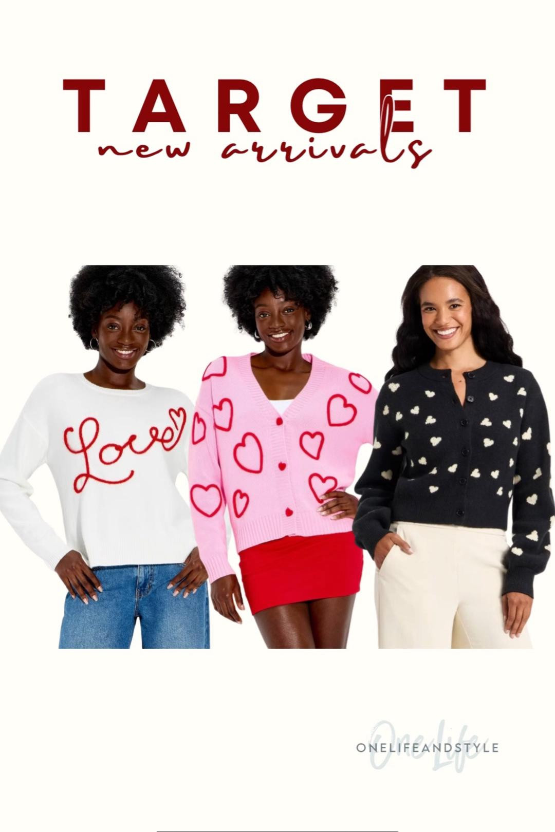 Target new arrivals - Valentine’s Day sweaters  

#LTKSeasonal #LTKOver40 #LTKFindsUnder50