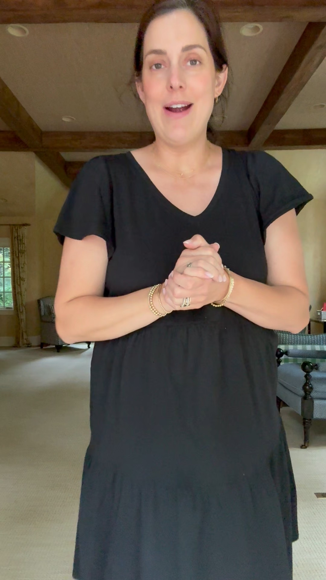 What I’m wearing 29 weeks pregnant! Comfy throw on dress from JCREW factory and Birkenstocks 

#LTKBump #LTKStyleTip #LTKShoeCrush