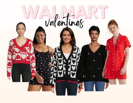 Valentines outfits for women! Valentines pajamas, valentines sweater, heart cardigan 

#LTKSeasonal