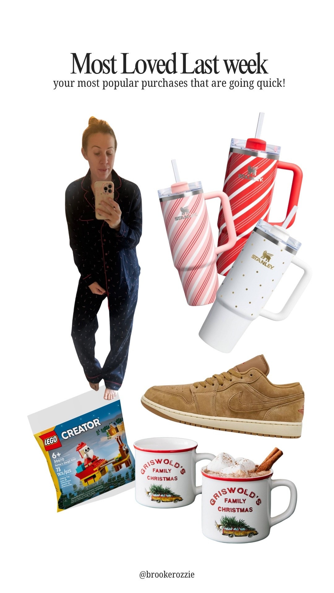 The most loved and purchases items from
last week! Our family Christmas jammies, #target stanleys, fall jordans, and christmas themed gifts

#LTKGiftGuide #LTKItBag #LTKHoliday