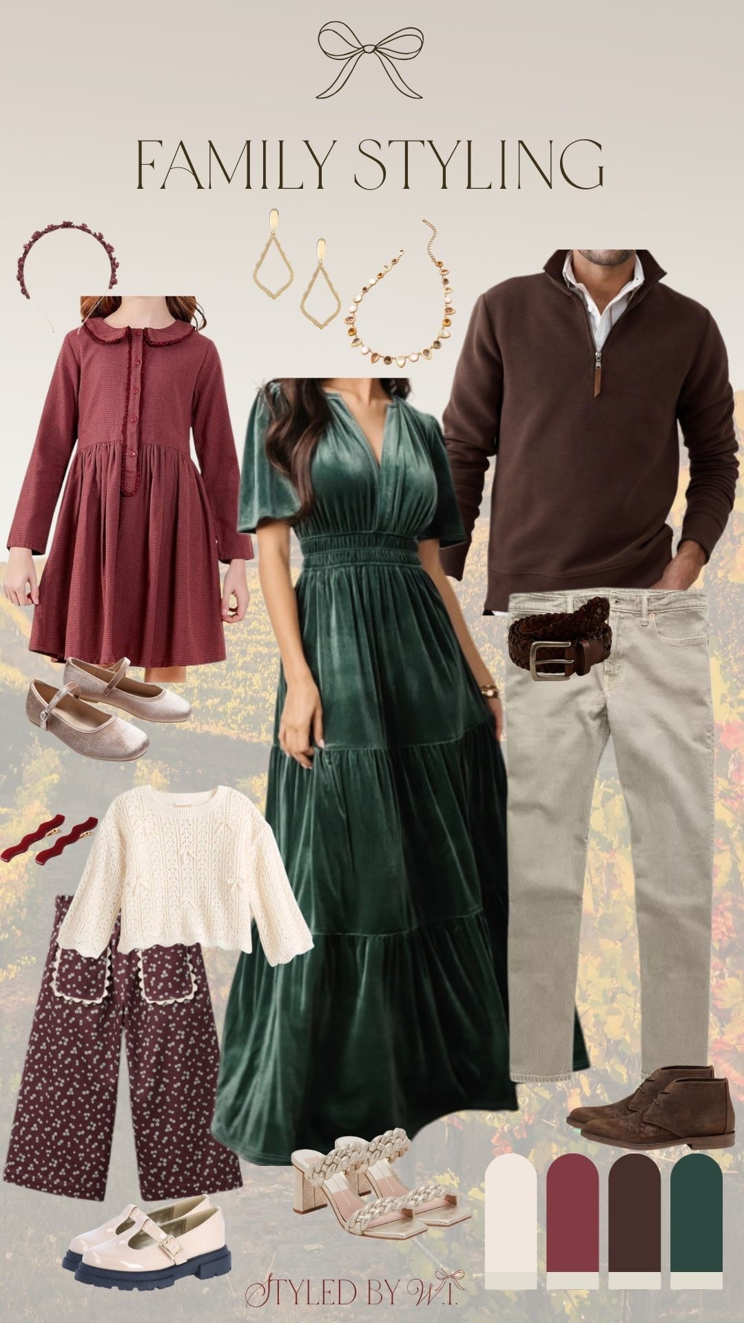 Jewel tones have entered the chat. Loving this holiday look for family photos 

#LTKFamily #LTKSeasonal #LTKKids