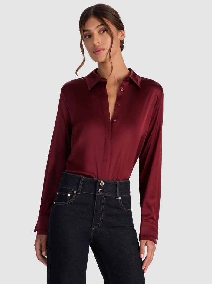 WILLA BLOUSE | Alice + Olivia