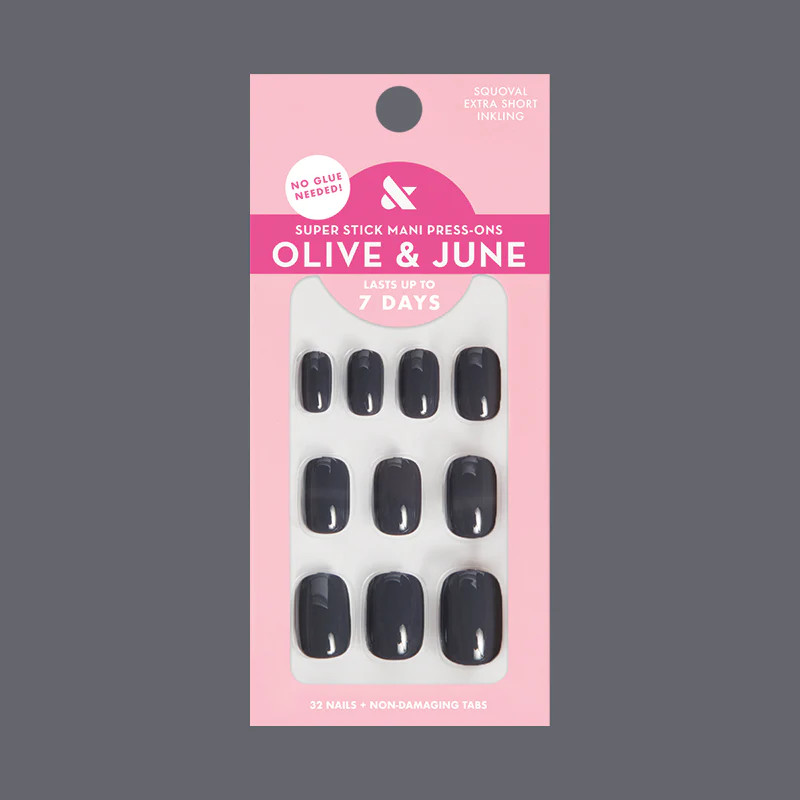 Inkling - Tab Press-On | Extra Short | Squoval | Olive & June