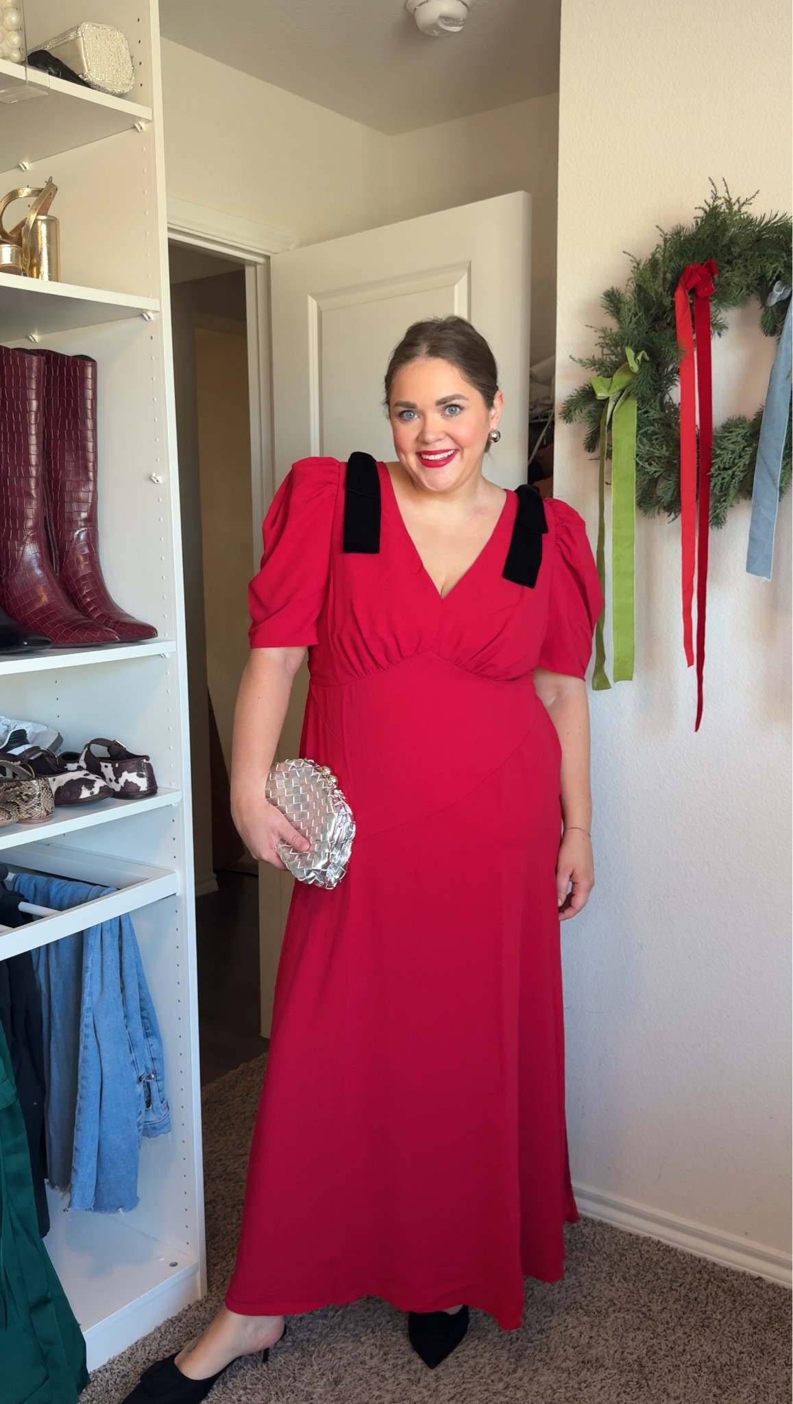 Holiday outfit wearing size 18 in dress 

#LTKSaleAlert #LTKPlusSize #LTKHoliday