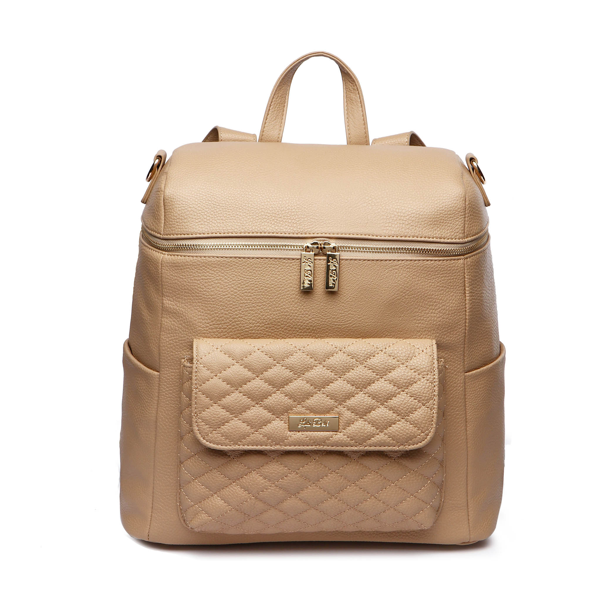 Monaco Diaper Bag | Latte Brown | Luli Bebé