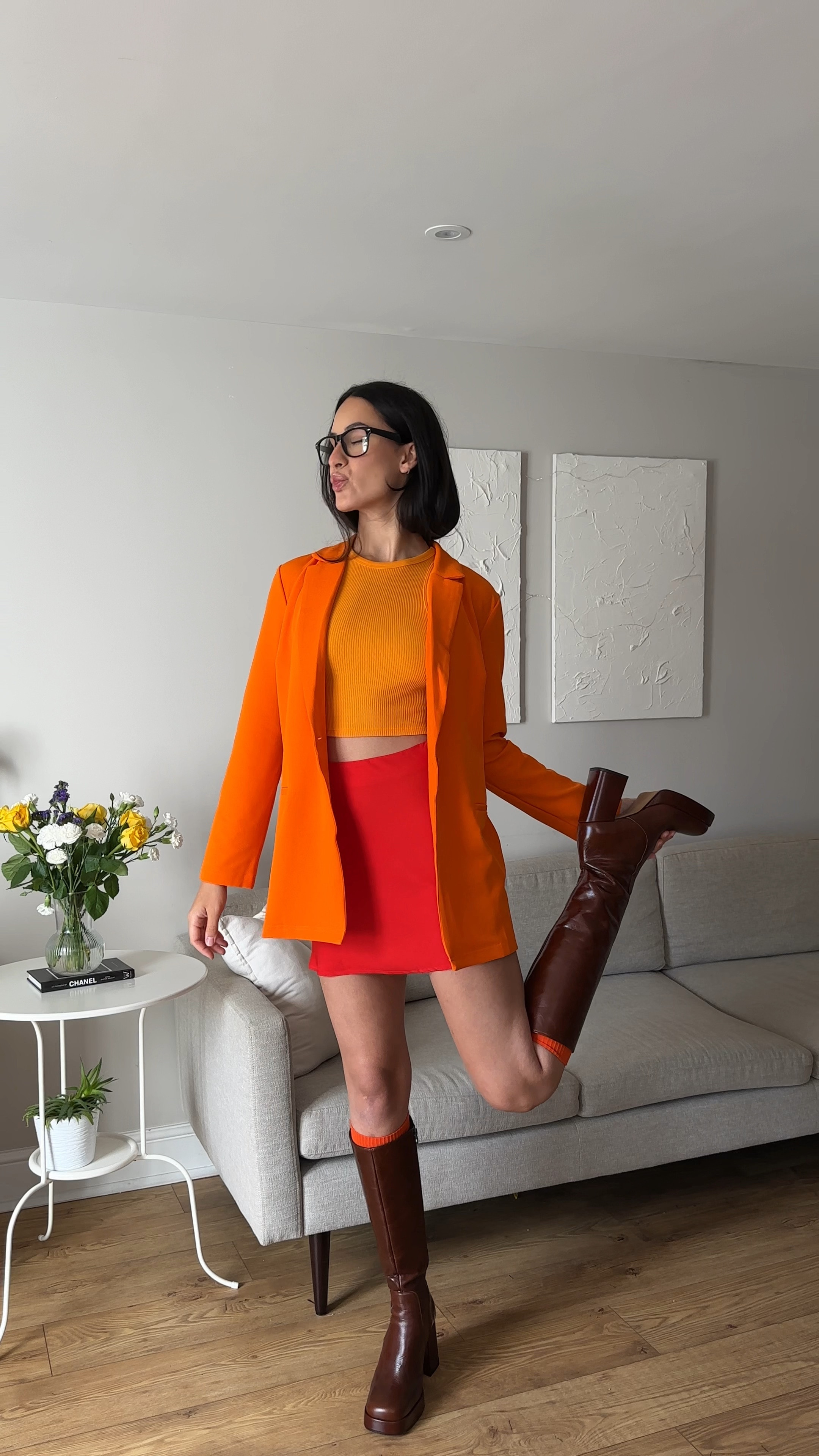 Halloween outfit idea - Velma edition 👓🎃

#LTKHalloween #LTKSeasonal #LTKstyletip