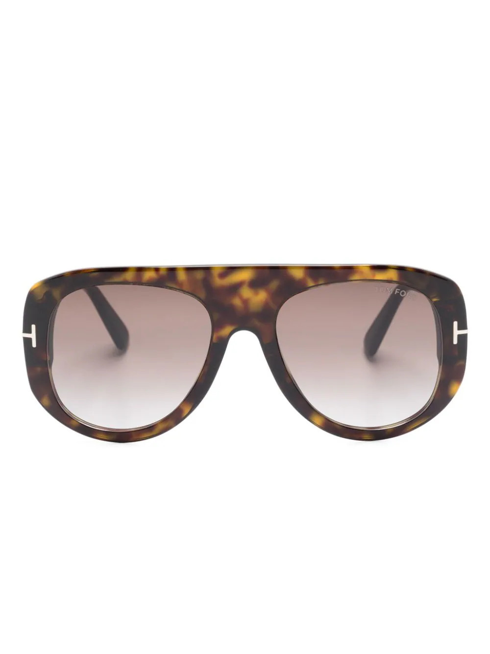 TOM FORD Eyewear TF1078 Cecil Sunglasses - Brown | Farfetch Global