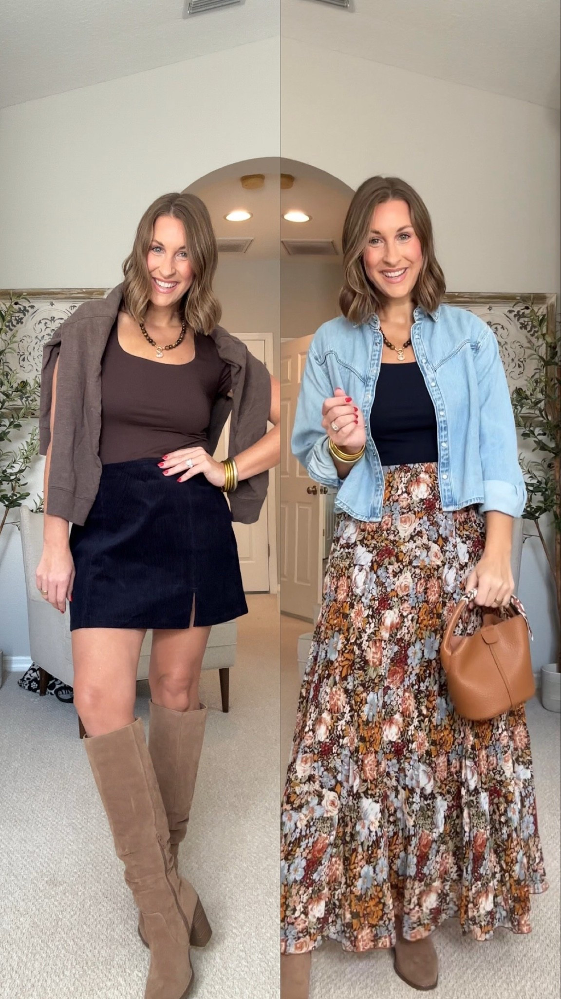 Navy & brown…always! This maxi skirt has been a fave for a couple of years now 🍁🤎

TTS

#LTKootd #LTKgrwm #LTKSaleAlert