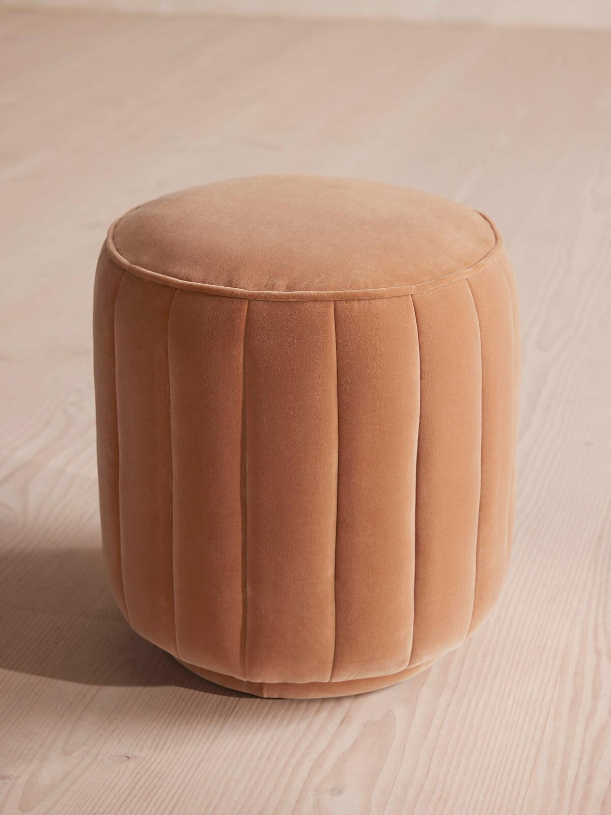 Romi Footstool, Velvet, Antique Rose, US - Soho Home | Soho Home Ltd