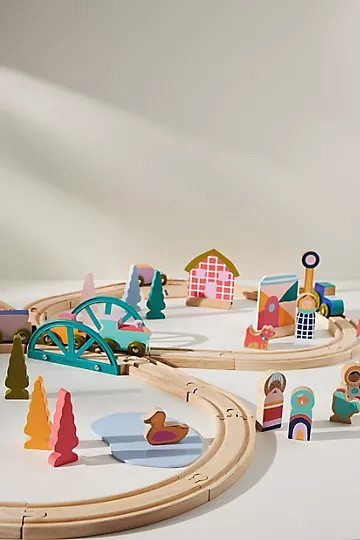 Village Train Play Set | Anthropologie (US)