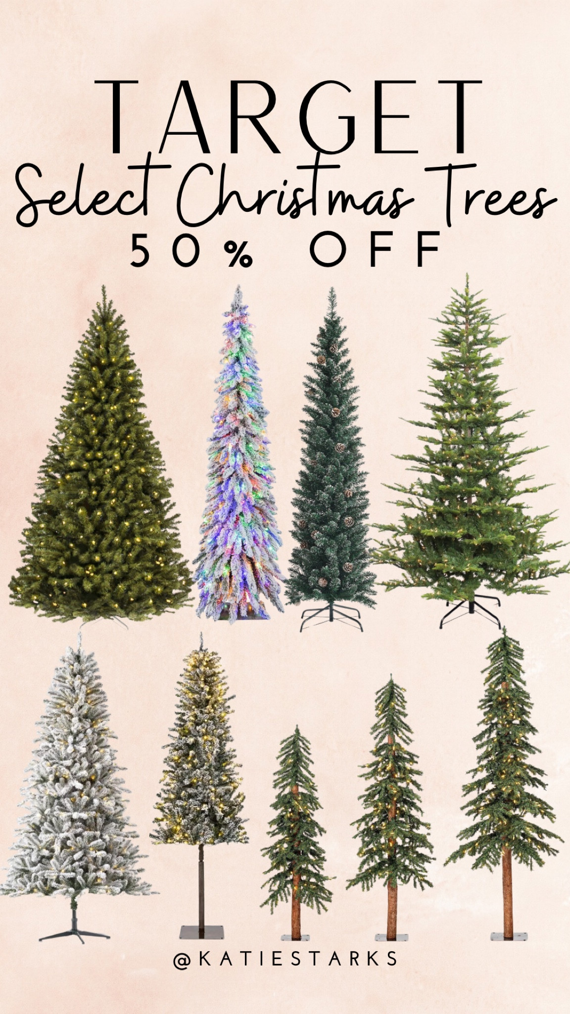 Select Christmas trees are 50% off at Target! 

#LTKSeasonal #LTKHoliday #LTKSaleAlert